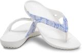 CROCS Women Flip Flops (White , 6)