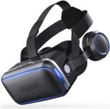 LionBolt G04E Virtual Reality Headset With Anti-Glases&Anti-Radiation Adjustable Screen (Smart Glasses, Multicolor)