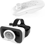 Exxelo 3D Glasses Goggles HD Virtual Reality Headset With Joystick Motion (Smart Glasses, Multicolor)