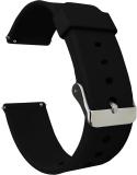 ACM Watch Strap Silicone for Fossil Hybrid Hr Collider Smartwatch Belt Black Smart Watch Strap (Black)