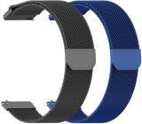 AOnes Pack of 2 Magnetic Loop Watch Strap for Samsung Galaxy Watch 7 44Mm Smart Watch Strap (Black, Blue)