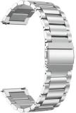 Melfo New-Stainless Steel Strap Compatible For Fossil Q Commuter Hybrid Smart Watch Strap (Silver)