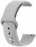 AOnes Silicone Belt Watch Strap for Fastrack Reflex Vox 2.0 Smart Watch Strap (Grey)