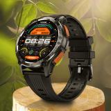 Noise Force Plus 1.46'' AMOLED Always-On Display with Bluetooth Calling, Rugged Build Smartwatch (Black Strap, Regular)