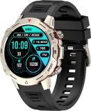 Fire-Boltt Grenade 35.3mm (1.39) HD Display, BT Calling, 350 mAh Battery & 123 Sports Modes Smartwatch (Carbon Black Strap, 22 cm)