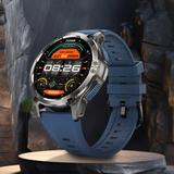Noise Force Plus 1.46'' AMOLED Always-On Display with Bluetooth Calling, Rugged Build Smartwatch (Blue Strap, Regular)