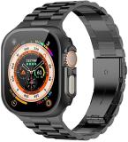 La Shades Latest Series 8 Ultra,Black Metal Strap, HD Display, Sports Modes, BT Calling Smartwatch (Black Strap, 49)