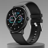 Fire-Boltt Hurricane 33.02mm (1.3) Curved Glass Display with BT Calling, 100+ Sports Modes Smartwatch (Black Strap, Free Size)