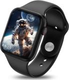 GameSir Max Stay Connected with YouTube, Facebook, and Insta Notifications Smartwatch (Black Strap, Free Size)