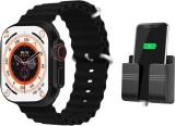 LOPAZ T800 Ultra Biggest Display Smart Watch (Free Wall Stand )with Bt Calling Smartwatch (Black Strap, Free Size)