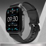 Fire-Boltt Rise Bluetooth Calling 47mm (1.85), Metal Bod & Rotating Crown, 123 Sports Smartwatch (Black Strap, Free Size)