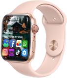 GameSir I8 Pro Smart Watch Series 8 with multiple Features Smartwatch for Men & Women Smartwatch (Pink Strap, 1.75 Inch Full Screen Display)