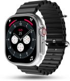 Ucool Ultron 1.96" Infinite Display,BT Calling, High Resolution, Health Suite Smartwatch (Black Strap, Regular)