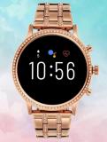 Style Panda Latest GEN9, Rose Gold with Diamond,Metal Strap BT Calling Smartwatch (Rose Gold Strap, Free)