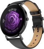 Noise Diva 2 Women's Collection, 36mm AMOLED Display, Sleek Design, Premium Straps Smartwatch (Classic Black Strap, Regular)