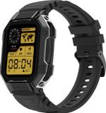 Fire-Boltt Shark 46.5mm (1.83) Smartwatch with Rugged Outdoor Design, Bluetooth Calling Smartwatch (Black Strap, Free Size)
