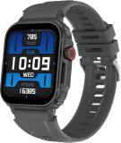 alt Hunk, 1.96", BT Calling, 200 Watchfaces,120 Sports modes, 500 nits, Rugged Metal Smartwatch (Smoky Grey Strap, Free Size)