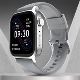 Fire-Boltt Rise Bluetooth Calling 47mm (1.85), Metal Bod & Rotating Crown, 123 Sports Smartwatch (Grey Strap, Free Size)