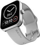 Noise Caliber 2 Buzz 1.85'' Display with Bluetooth Calling, Long Battery & IP68 Rating Smartwatch (Grey Strap, Regular)