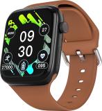 INNOMAX S10 Alpha Plus 1.88" Display Smart Watch with Bluetooth Calling, for Men & Women Smartwatch (Brown Strap, Free Size)