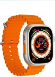 sykz T800 ULTRA SMART WATCH Smartwatch (ORANGE Strap, FOR ALL)