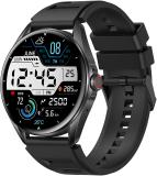 PA Maxima Max Pro Spark 1.39" Ultra HD 360x360px Resolution Display, BT Calling, 600 Nits Smartwatch (Black Strap, Free Size)