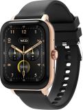 PA Maxima Max Pro Velocity 1.83"Ultra HD 2.5D Curved Display,BT Calling,AI Voice Assistant Smartwatch (Rose Gold Black Strap, Free Size)