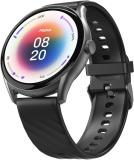 Fitshot Aster 1.43inch round AMOLED Display with BT Calling,1000 Nits brightness Smartwatch (Black Strap, Regular)