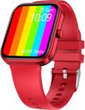 Fire-Boltt Wonder 45.7mm (1.8) Bluetooth Calling with AI Voice Assistant Smartwatch (Red Strap, Free Size)