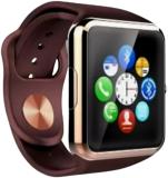 Raysx 4G Red Colour 4G calling Bluetooth Watch Smartwatch (Brown Strap, free)