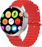 SHOPEVOLVES Halo Pro 1.38" HD Display, BT Call,Working Crown,600 Nits,Mettalic Dial Smartwatch (Matte Red Strap, Free size)