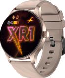 Fastrack Revoltt XR1-1.38|BT Calling|Fast Charge|100+ Sports Mode|IP68|Calculator|Fashion Smartwatch (Beige Strap, Free Size)