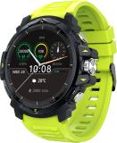 Cult Ranger XR Ultra 1.52" Amoled, Outdoor Rugged, AOD, GoogleFit & Strava Integrated Smartwatch (Green Strap, Free Size)