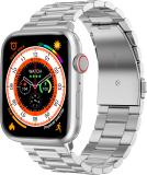 Fire-Boltt Vogue 52.1mm (2.05) Display, Always On Display, Wireless Charging, App GPS Smartwatch (Silver Strap, Free Size)