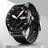 boAt Lunar Connect Ace w/ 3.63 cm(1.43") AMOLED Display,BT Calling,Sports Modes, IP68 Smartwatch (Black Strap, Free Size)