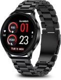 GameSir Evo-Vista 1.39 Curved Glass Display with BT Calling, 100+ Sports Modes Smartwatch (Black Strap, Free Size)