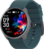 Fastrack Revoltt FR1 Pro|1.3Inch AMOLED display with 600 Nits|Advanced BT Calling Chipset Smartwatch (Dark Green Strap, Free Size)