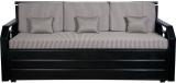 SoftSoul Furniture 3 Seater Single Metal Pull Out Sofa Cum Bed (Finish Color - Black Delivery Condition - DIY(Do-It-Yourself))