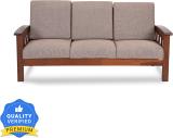 RoyalOak Florida Fabric 3 Seater  Sofa (Finish Color - Beige, Knock Down)