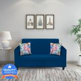 Flipkart Perfect Homes Fabric 2 Seater  Sofa (Finish Color - Blue, DIY(Do-It-Yourself))