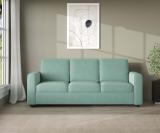 WESTIDO Emre Fabric 3 Seater  Sofa (Finish Color - GREEN, DIY(Do-It-Yourself))