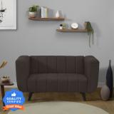 Sleepyhead Kiki Fabric 2 Seater  Sofa (Finish Color - Earth Brown, DIY(Do-It-Yourself))