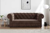 Artesia 3 Seater Sectional Fabric Sofa Fabric 3 Seater  Sofa (Finish Color - Brown, Pre-assembled)