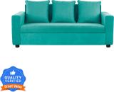 Wakefit Solatio Fabric 3 Seater  Sofa (Finish Color - Sky Green, DIY(Do-It-Yourself))