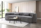 Hometown Fabric 4 Seater  Sofa (Finish Color - Grey, Pre-assembled)