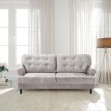 Wakefit Dreamer Plus Fabric 3 Seater  Sofa (Finish Color - Reflection White, DIY(Do-It-Yourself))