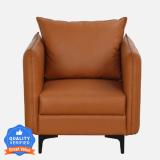 Flipkart Perfect Homes Savanah Leatherette 1 Seater  Sofa (Finish Color - Gold, DIY(Do-It-Yourself))