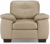 Torque ANTOS Leatherette 1 Seater  Sofa (Finish Color - BEIGE, Pre-assembled)