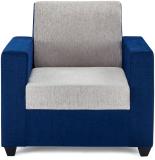 HMG Fabric 1 Seater  Sofa (Finish Color - Blue and Grey, DIY(Do-It-Yourself))