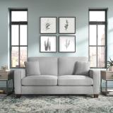 Torque Moscow 2 Seater Fabric Sofa For Living Room - Grey Fabric 2 Seater  Sofa (Finish Color - Grey, DIY(Do-It-Yourself))